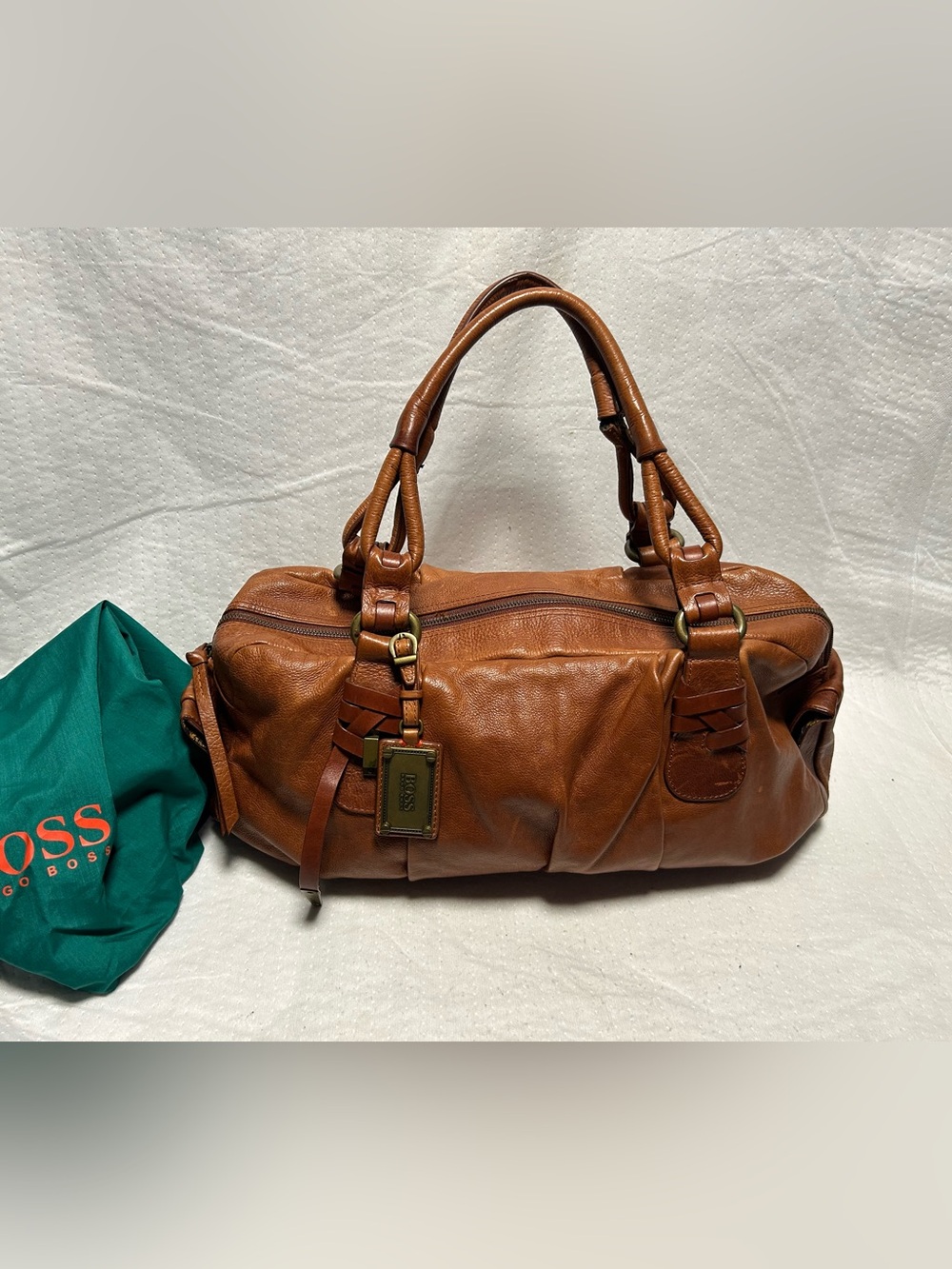 Women’s Hugo Boss Tan Leather Bag